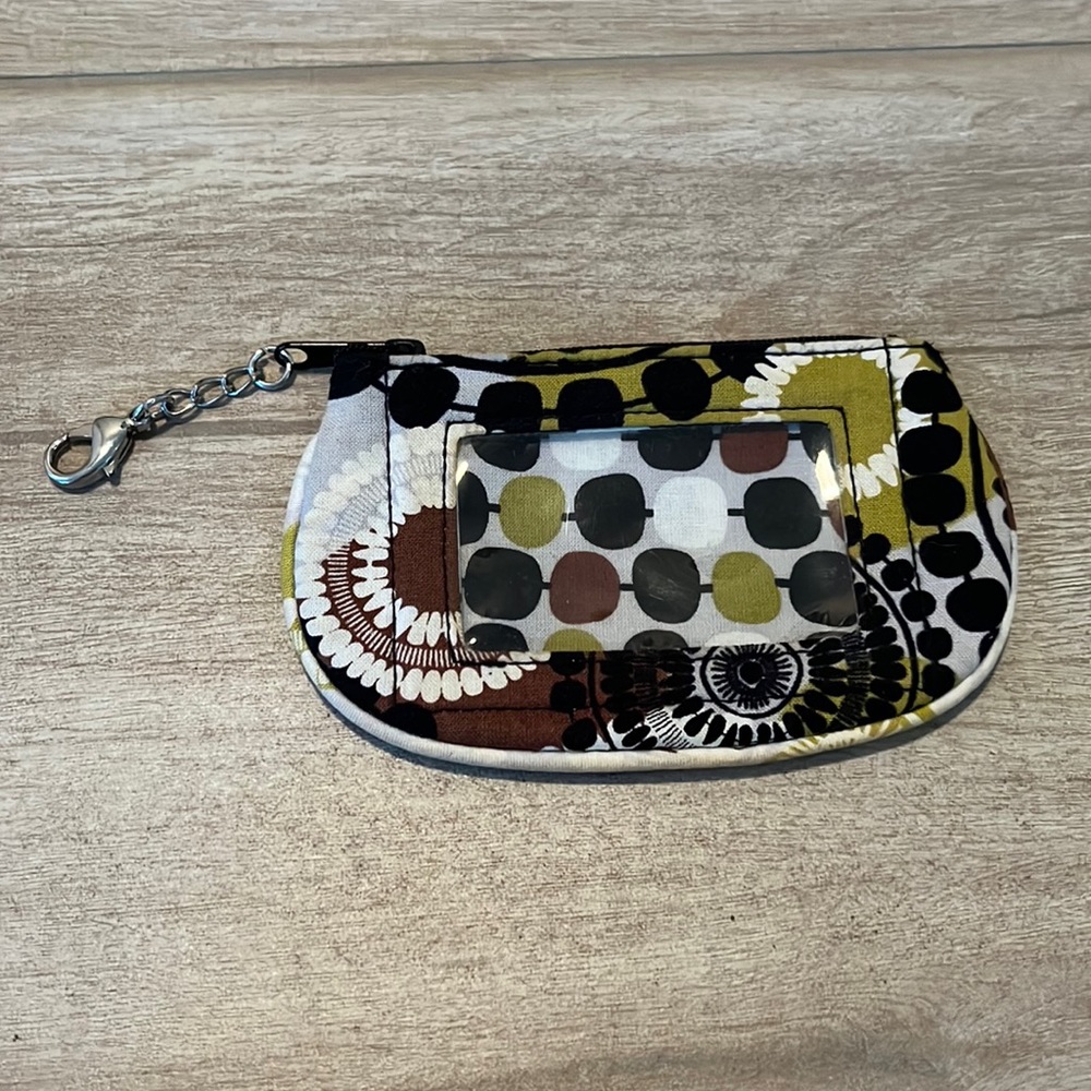 Vera Bradley Cotton Zip ID Case Wallet